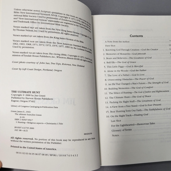 The Ultimate Hunt Living Life to the Limit Jim Grassi Paperback Christian Faith - Picture 3 of 13